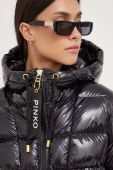Куртка Pinko жіноча колір чорний зимова (3434202)