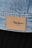 Джинсова куртка Pepe Jeans Alice жіноча перехідна oversize колір блакитний