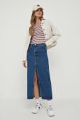 Джинсова куртка Pepe Jeans Foxy жіноча колір бежевий перехідна oversize