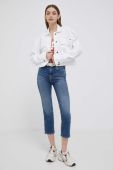 Джинсова куртка Pepe Jeans Frankie жіноча колір білий перехідна oversize