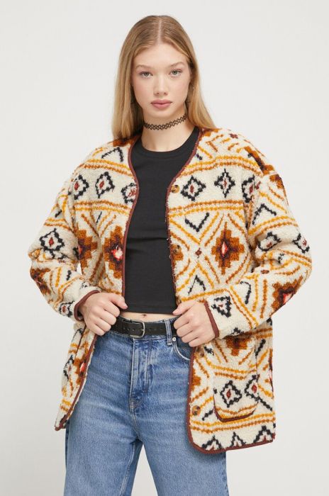 Кофта Billabong жіноча колір бежевий візерунок (3602063)