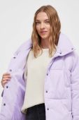 Куртка Billabong жіноча колір фіолетовий зимова oversize
