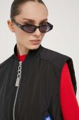 Безрукавка Karl Lagerfeld Jeans жіночий колір чорний перехідний