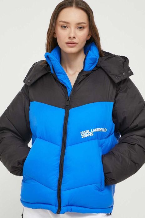 Куртка Karl Lagerfeld Jeans жіноча зимова колір барвистий (3434211)