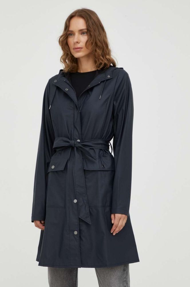 Дощовик Rains 18130 Jackets жіноча колір синій перехідна (3509223)