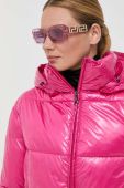 Куртка Patrizia Pepe жіноча колір рожевий перехідна