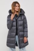 Пухова куртка Bomboogie жіноча колір сірий зимова