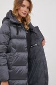 Пухова куртка Bomboogie жіноча колір сірий зимова