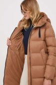 Пухова куртка Bomboogie жіноча колір коричневий зимова (3577719)