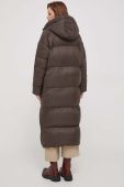 Пухова куртка Bomboogie Anvers жіноча колір коричневий зимова oversize (3611753)