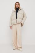 Пухова куртка Bomboogie жіноча колір бежевий зимова (3577744)