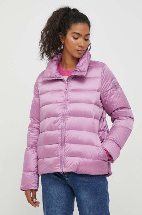 Пухова куртка Bomboogie жіноча колір фіолетовий зимова (3571264)