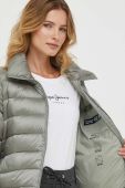 Пухова куртка Bomboogie жіноча колір зелений зимова (3571259)