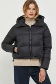Пухова куртка Bomboogie жіноча колір чорний зимова oversize