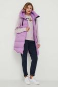 Безрукавка Bomboogie жіночий колір фіолетовий зимовий