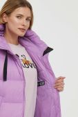 Безрукавка Bomboogie жіночий колір фіолетовий зимовий