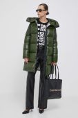 Куртка Save The Duck жіноча колір зелений зимова (3462237)
