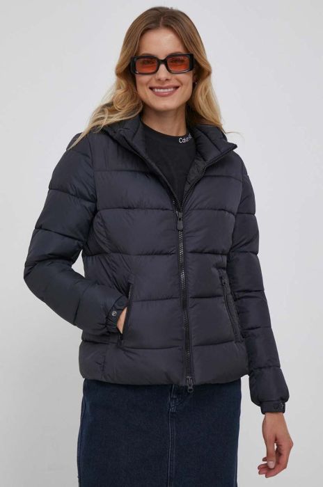 Куртка Save The Duck жіноча колір чорний зимова (3523543)
