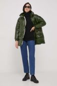 Куртка Save The Duck жіноча колір зелений зимова (3644884)