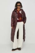Куртка Save The Duck жіноча колір бордовий перехідна