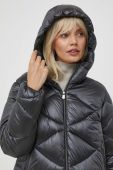 Куртка Save The Duck жіноча колір чорний перехідна (3591037)