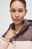 Пухова куртка Columbia Bulo Point II жіноча колір рожевий зимова