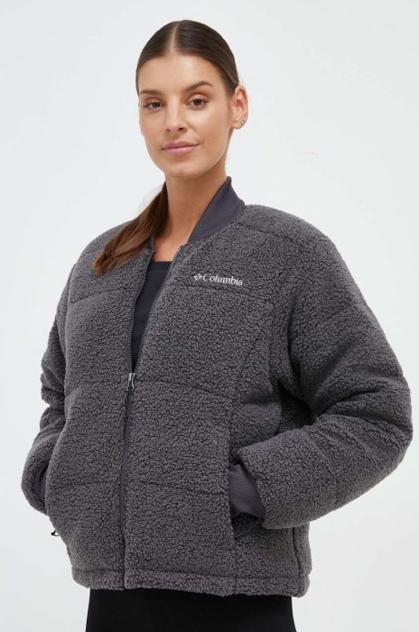 Куртка Columbia жіноча колір чорний зимова (3489537)