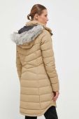 Пухова куртка Columbia жіноча колір бежевий зимова (3507183)