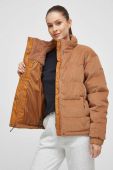 Пухова куртка Columbia жіноча колір коричневий зимова
