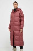 Куртка Columbia жіноча колір бордовий зимова