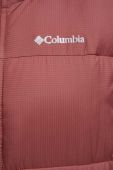 Куртка Columbia жіноча колір бордовий зимова