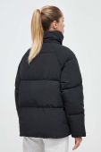 Пухова куртка adidas жіноча колір чорний зимова oversize (3629599)