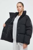 Пухова куртка adidas жіноча колір чорний зимова oversize (3629599)