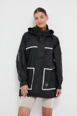 Куртка adidas by Stella McCartney жіноча колір чорний перехідна oversize (3520720)