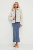 Куртка Drykorn жіноча колір бежевий перехідна oversize