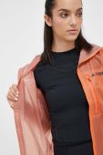 Дощовик adidas TERREX Agravic жіноча колір помаранчевий