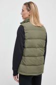 Пухова безрукавка adidas жіночий колір зелений зимовий