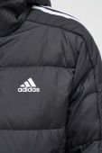 Пухова куртка adidas жіноча колір чорний зимова (3571312)