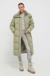 Куртка Fila жіноча колір зелений зимова