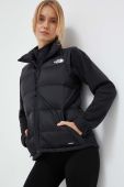 Пухова безрукавка The North Face жіночий колір чорний зимовий