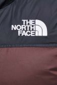 Пухова куртка The North Face жіноча колір коричневий зимова (3673894)