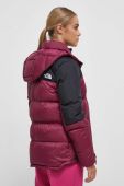 Пухова куртка The North Face жіноча колір бордовий зимова (3574716)