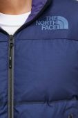 Пухова куртка The North Face жіноча колір синій зимова (3629643)