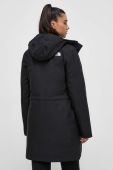Пухова куртка The North Face жіноча колір чорний зимова (3629655)