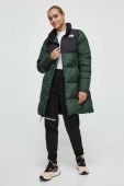 Куртка The North Face жіноча колір зелений зимова (3582505)