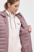 Спортивна пухова куртка The North Face Belleview колір рожевий