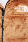 Пухова куртка The North Face жіноча колір бежевий зимова (3688580)