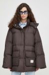 Куртка Samsoe Samsoe жіноча колір коричневий зимова (3656891)