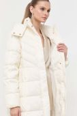 Пухова куртка Twinset жіноча колір бежевий перехідна