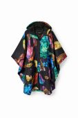 Дощовик Desigual жіноча перехідна oversize колір барвистий